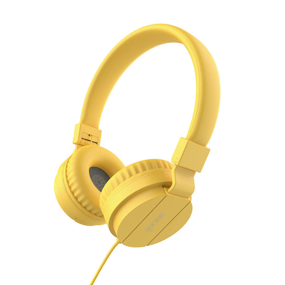 Comfortable Head Mounted Wired Music Headphones For Kids And Adults