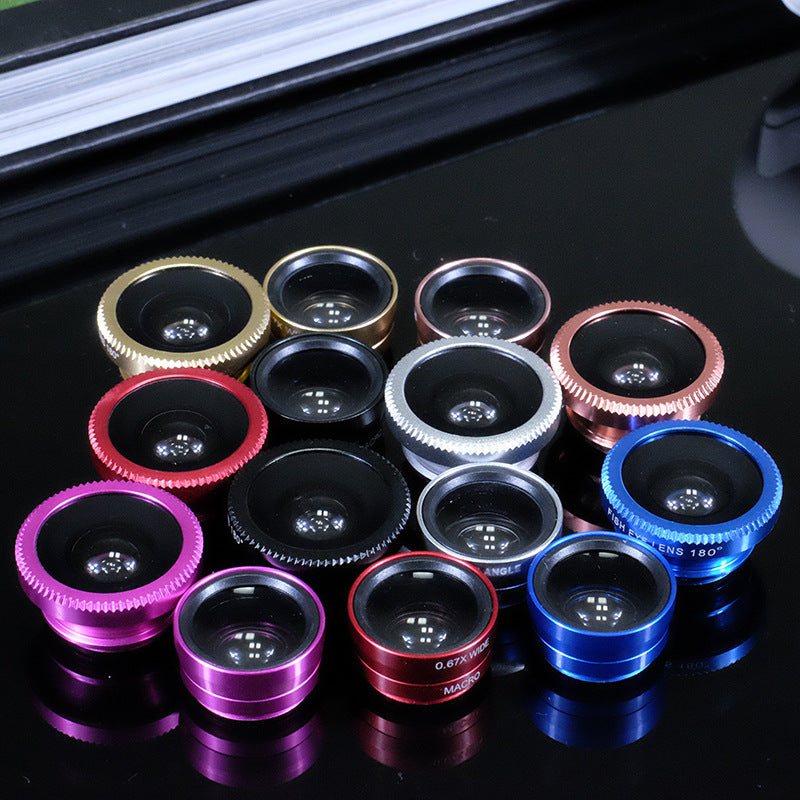0.67X Wide?Angle And 180° Fisheye Lens Kit With Macro Option