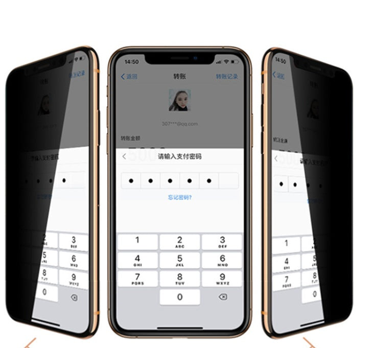 Anti Spy Tempered Glass Privacy Phone Screen Protector