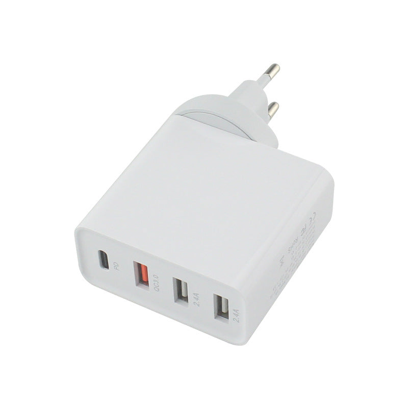 48W PD Fast Charging Four Port Type C Wall Charger
