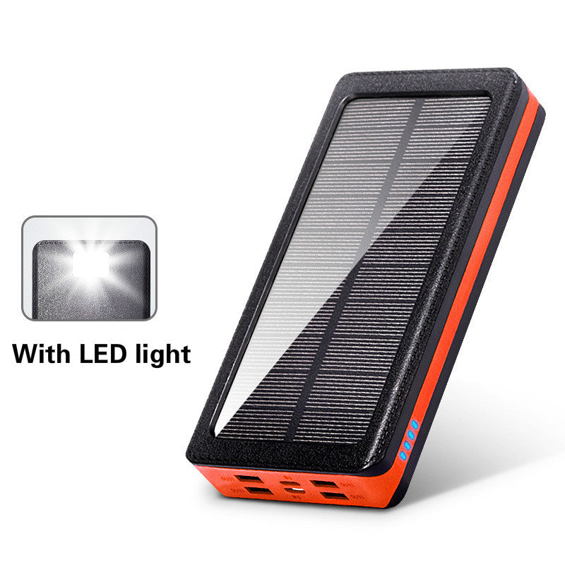 30000mAh Solar Power Bank With Rugged Design And Multi?Function Output