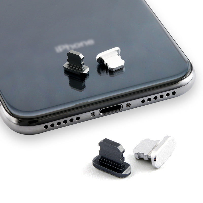 Aluminum Alloy Charging Port Dust Plug For Smartphones