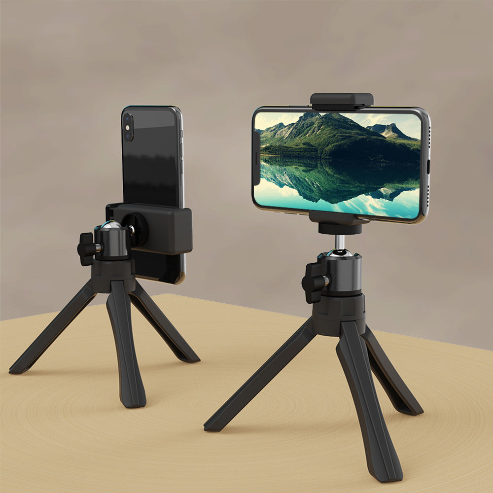 Adjustable Desktop Tripod Phone Stand With Universal Clip