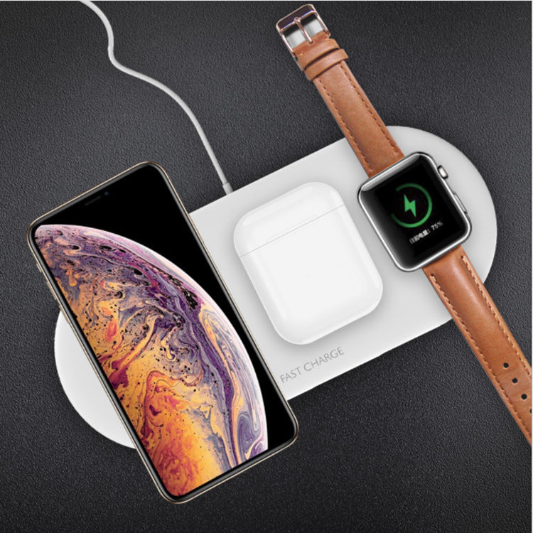 Three?In?One Desktop Wireless Charger For Phone Watch And Earbuds