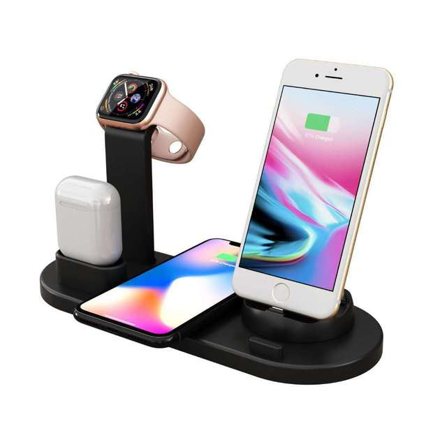 4?In?1 Fast Charging Station With Wireless And Wired Outputs