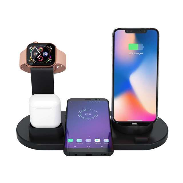 4?In?1 Fast Charging Station With Wireless And Wired Outputs