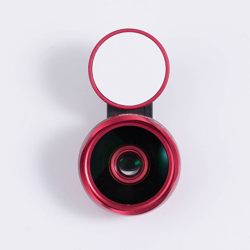 Wide?Angle Mobile Lens With Colorful Light Effects For Selfies