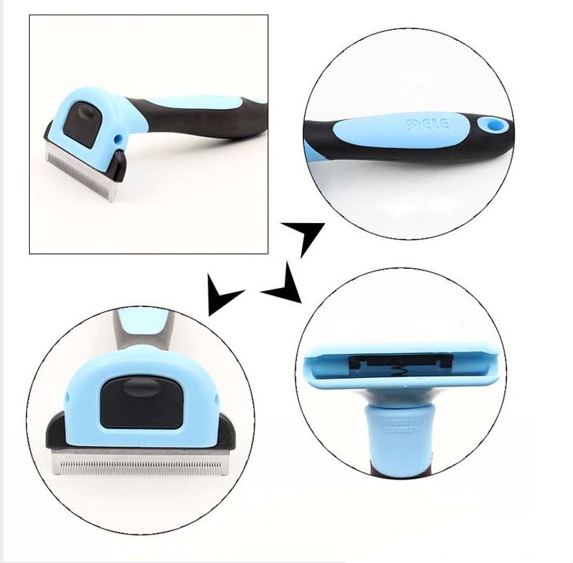 Pet Hair Removal Comb For Easy Grooming And Shedding Control