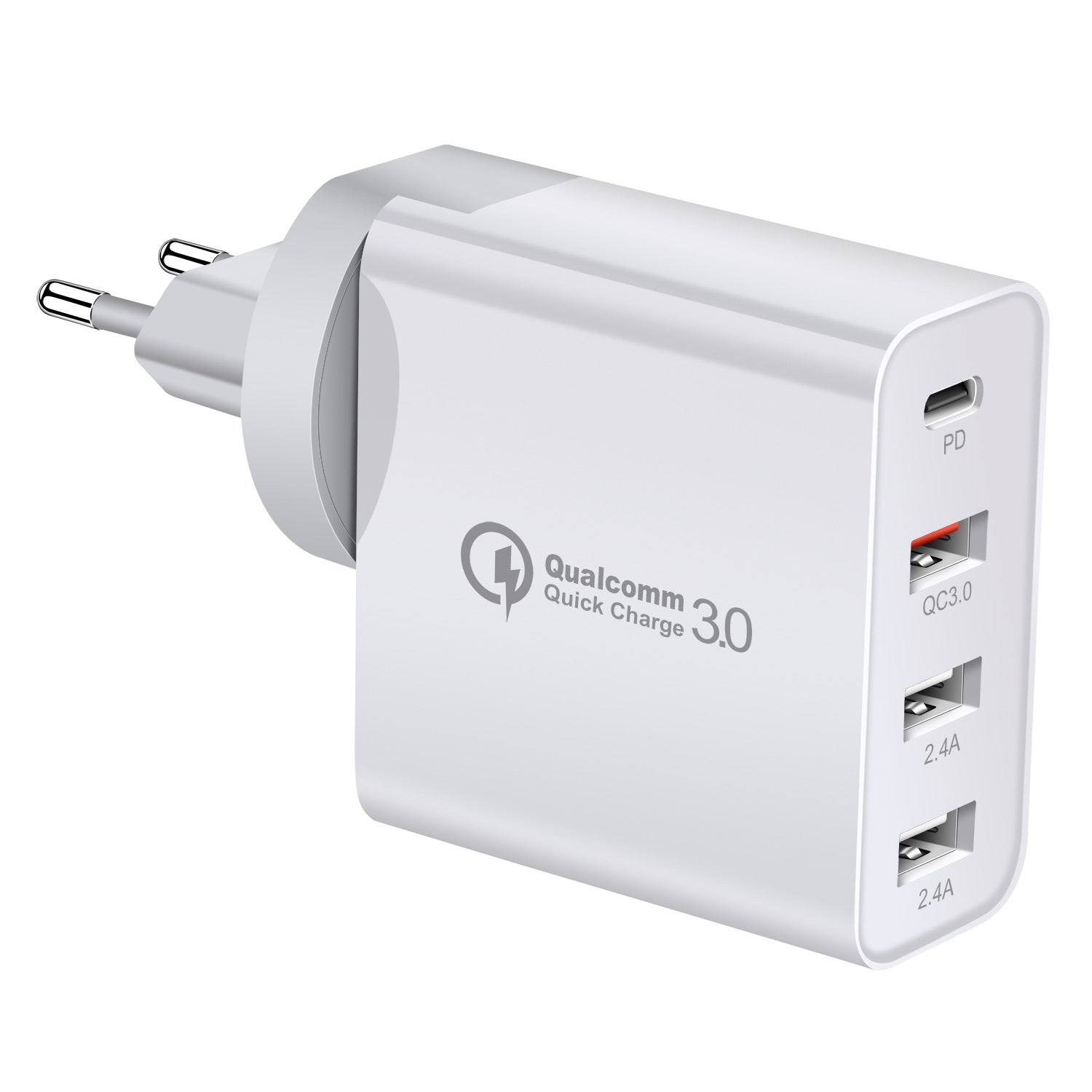 48W PD Fast Charging Four Port Type C Wall Charger
