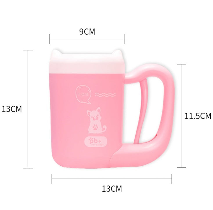 Silicone Pet Paw Washer Cup For Quick Cleaning