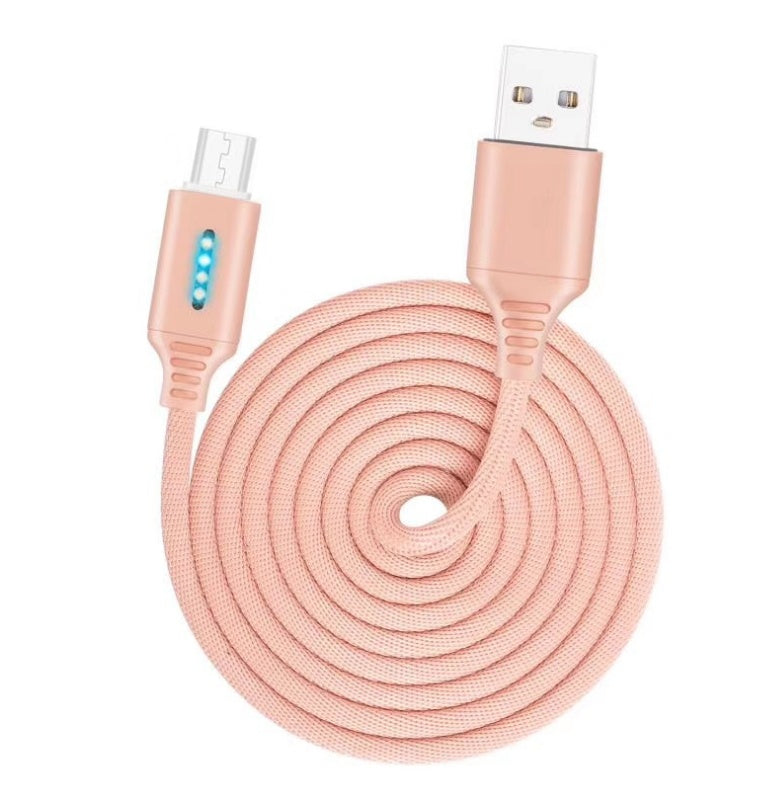 Durable Fabric Woven Fast Charging Cable With USB 2.0 Support