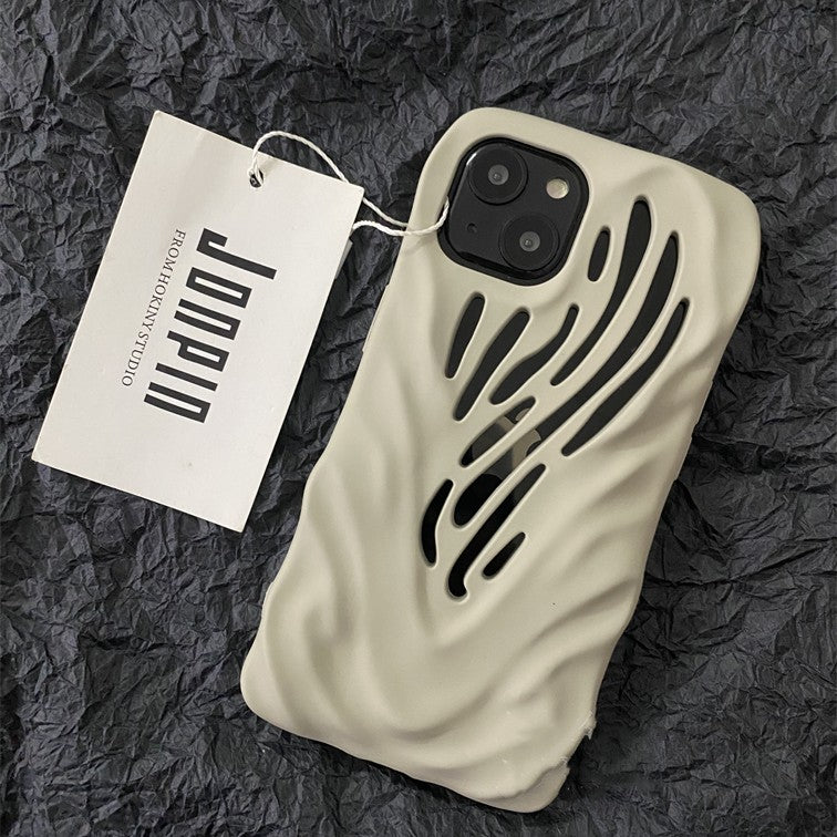 Hollow Heat?Dissipation Soft Rubber Protective Case For iPhone