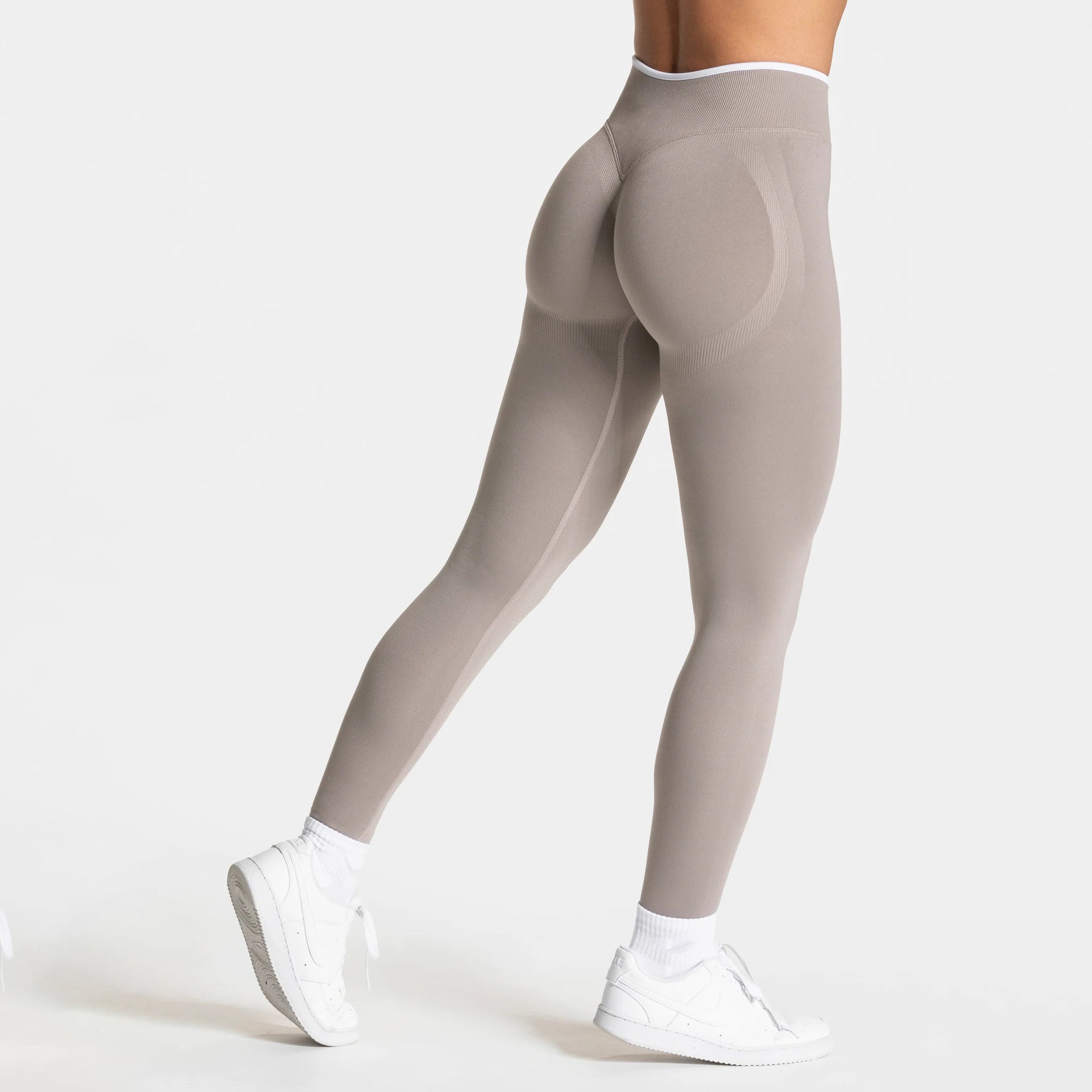 High-Rise Peach-Lift Yoga Pants For Running And Active Training