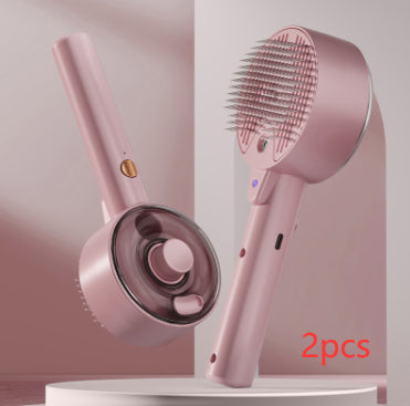 Self Cleaning Steam Brush For Dogs And Cats Grooming