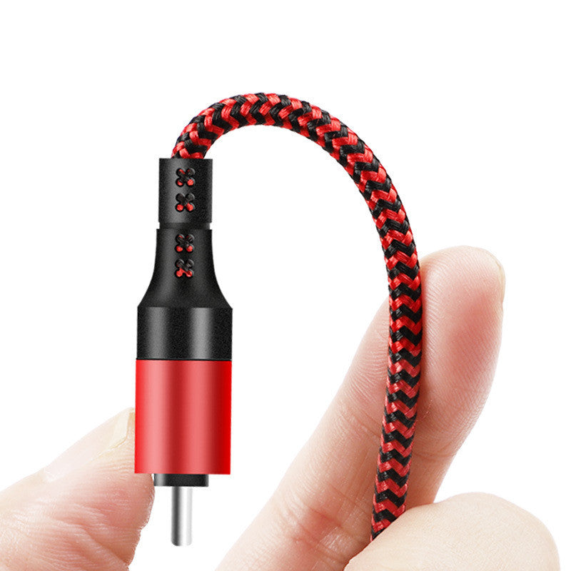 Five In One Fast Charging Braided Multi Device Data Cable