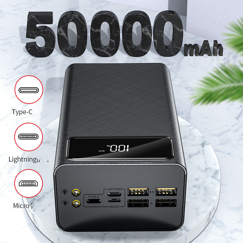 50000mAh Digital?Display High?Capacity Power Bank With Dual USB Output