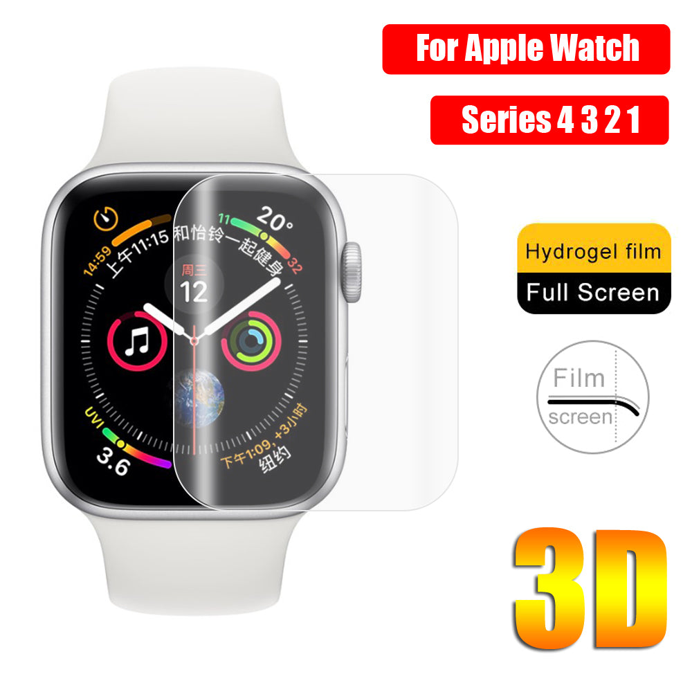 Full Coverage Hydrogel Watch Screen Protector For Smartwatch Models