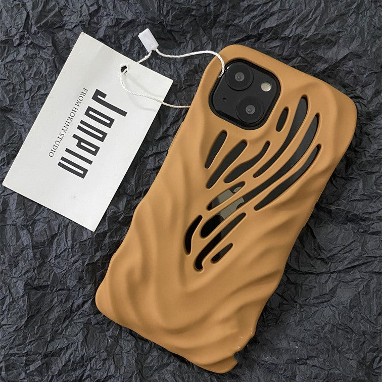 Hollow Heat?Dissipation Soft Rubber Protective Case For iPhone