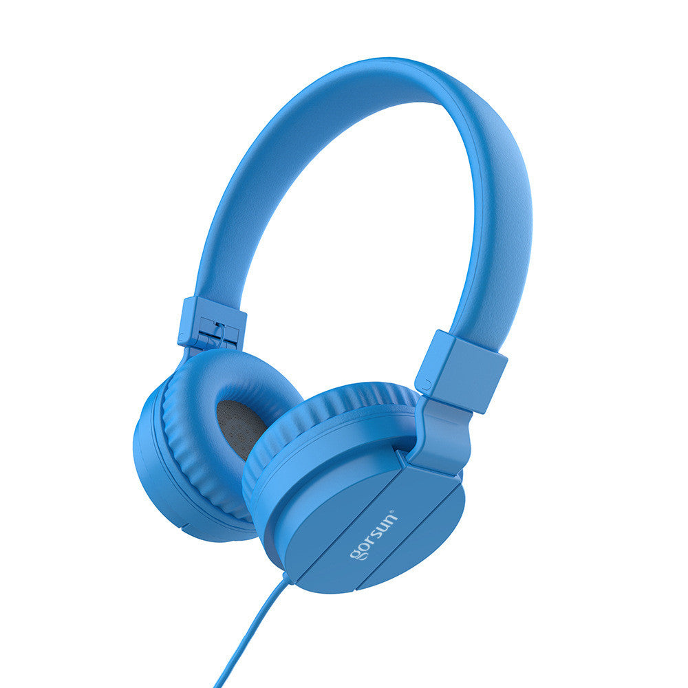 Comfortable Head Mounted Wired Music Headphones For Kids And Adults