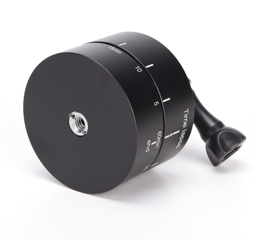 360?Degree Auto?Rotating Timelapse Tripod Head For Cameras And Phones