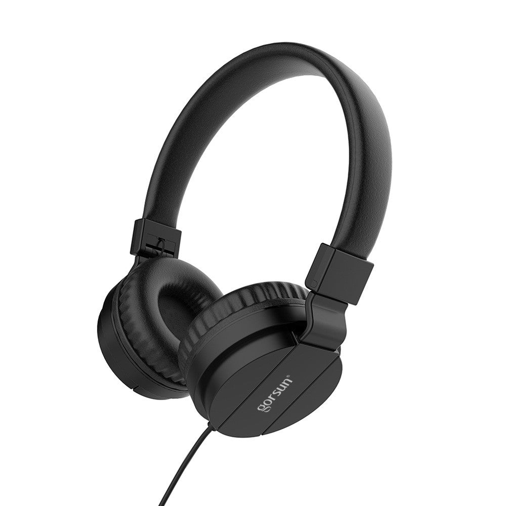 Comfortable Head Mounted Wired Music Headphones For Kids And Adults