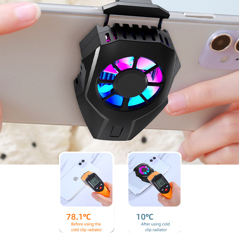 USB?Powered Mini Phone Cooler For Gaming And Heavy Use