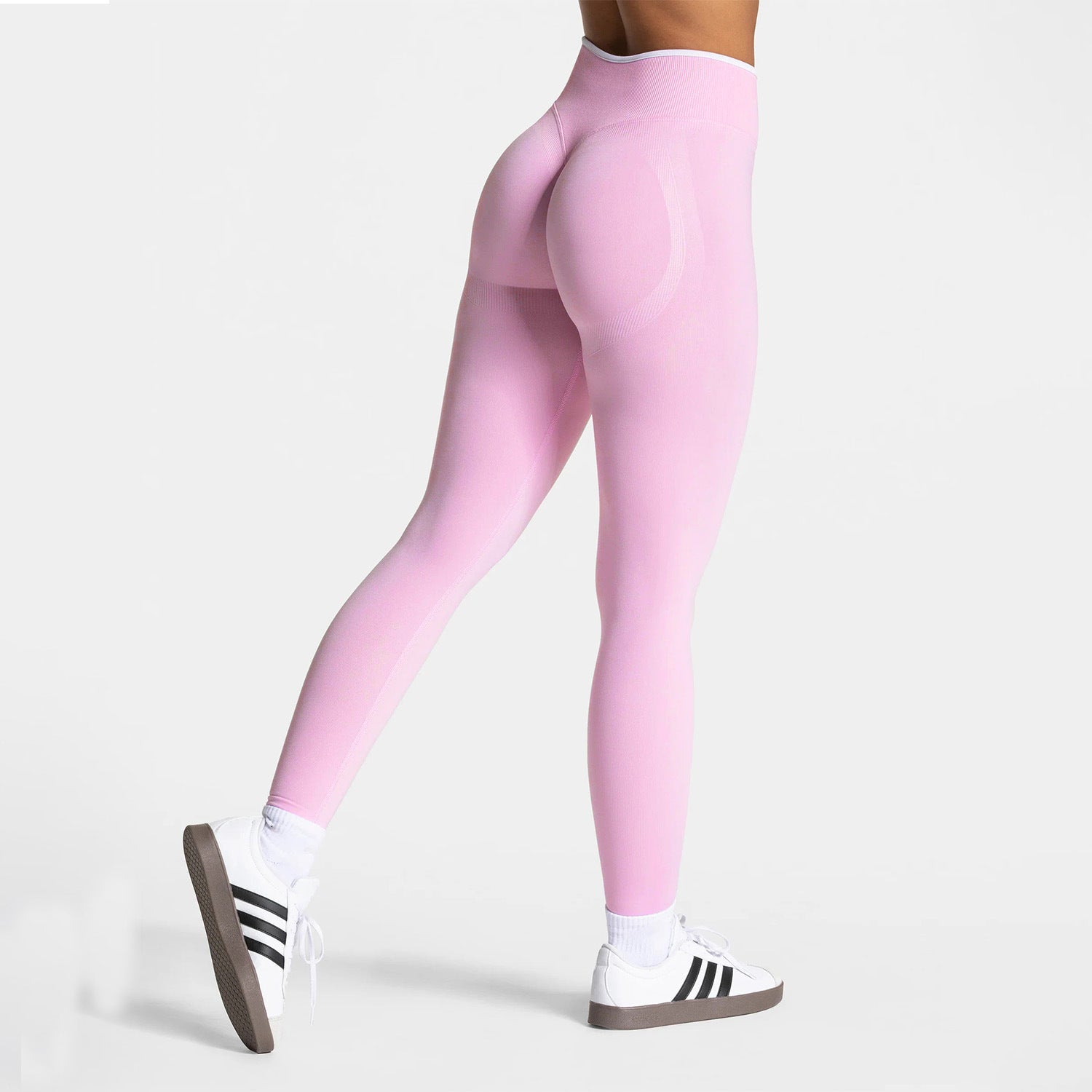 High-Rise Peach-Lift Yoga Pants For Running And Active Training