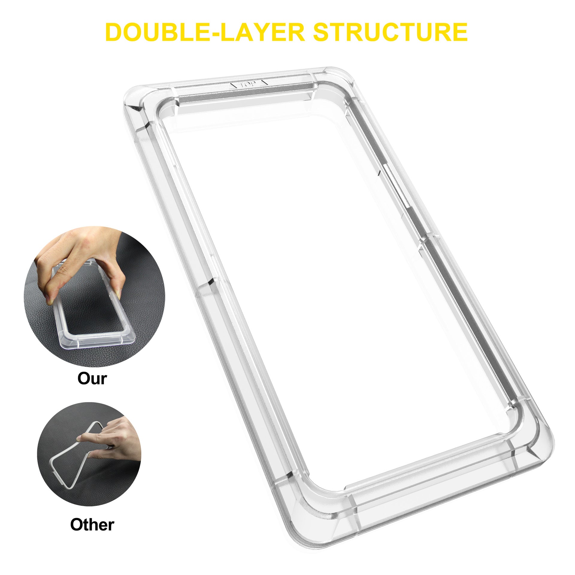 Full Screen Silkscreen Tempered Glass Protector For Smartphones