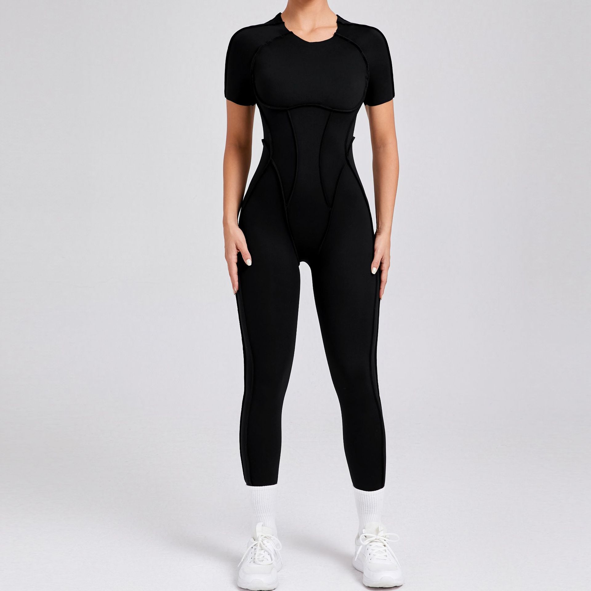 Women's Seamless Active Yoga Jumpsuit For Training And Movement