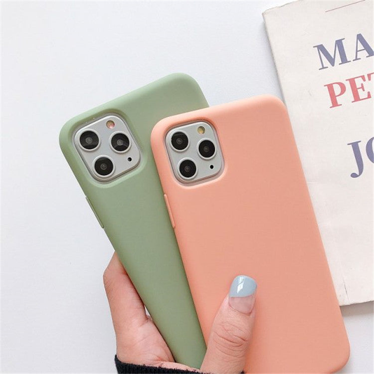 Frosted Soft TPU Simple Protective Case For iPhone Models