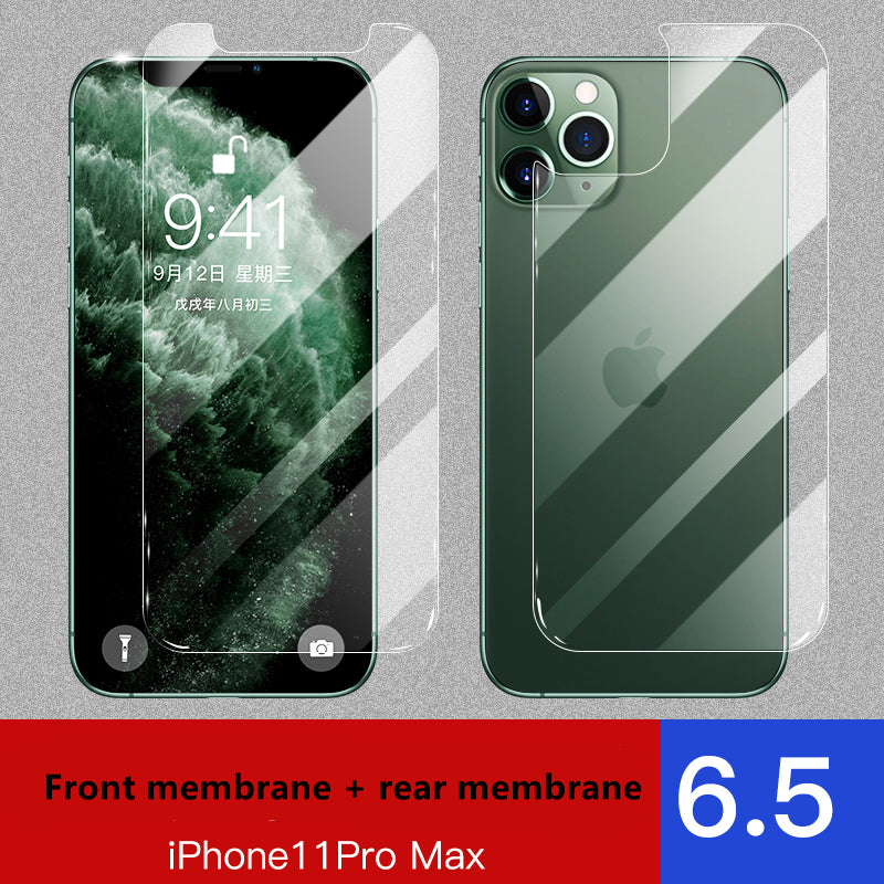 Rear And Front Tempered Glass Protection Set For Smartphones