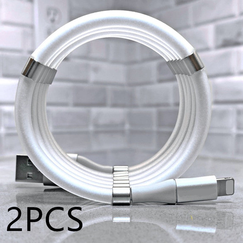 Magnetic Fast?Charging Data Cable With Multiple Connector Options