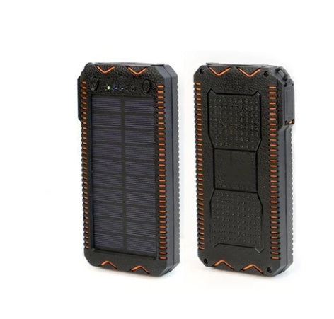 Rugged Waterproof Solar?Ready Power Bank With Dual Flashlights