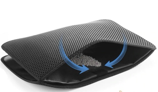 Waterproof Double Layer Cat Litter Mat For Easy Cleaning