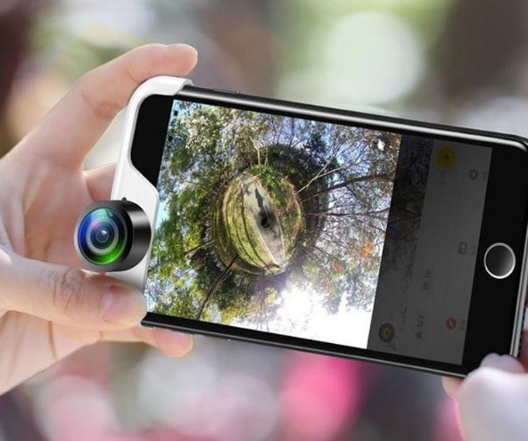 360?Degree Panoramic Clip?On Camera Lens For iPhone Models