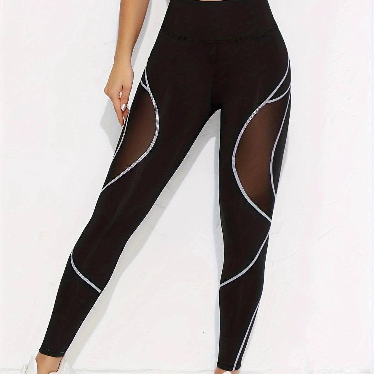 High-Elastic Compression Sports Leggings For Training And Performance