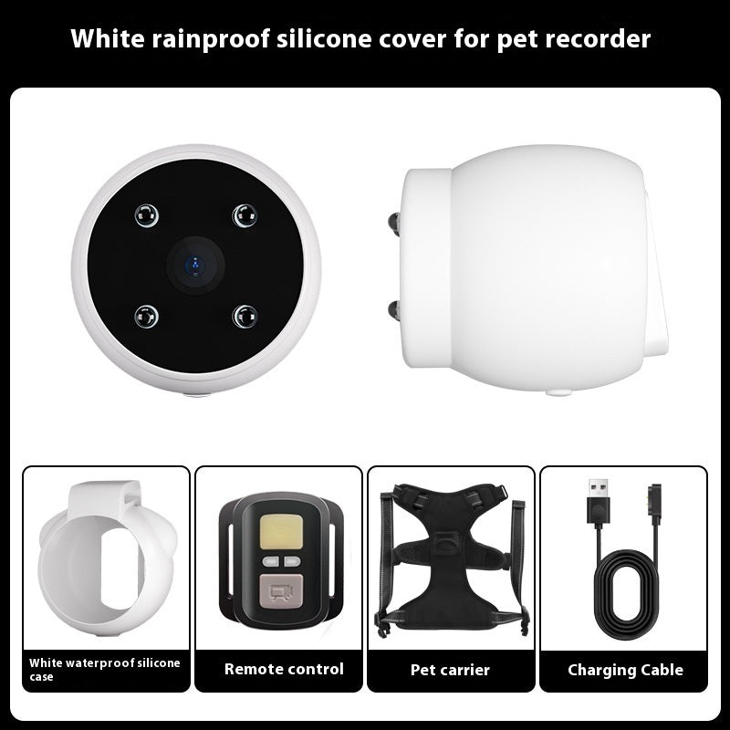 Pet Tracker Collar With Motion Recording Camera