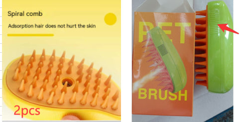 3 In 1 Electric Steam Brush For Grooming And Massage