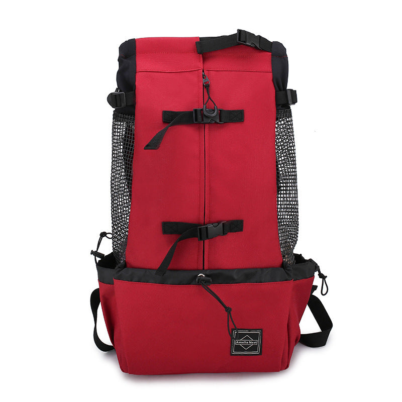 Double Shoulder Pet Carrier Backpack For Comfortable Travel - THEONE APPAREL