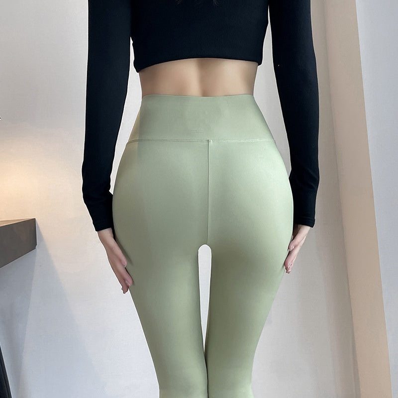 High-Waist Tummy Control Butt-Lifting Slim Fit Cropped Leggings