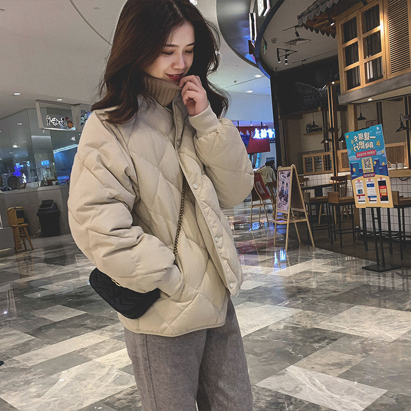 Versatile Lightweight Short Cotton Jacket For Women