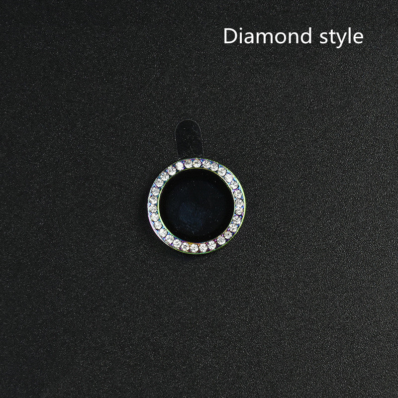 Diamond?Coated Camera Lens Protector For iPhone With Aluminum Alloy Frame