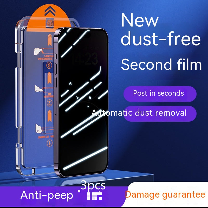 Dust Free Tempered Glass Screen Protector With Anti Fingerprint Coating