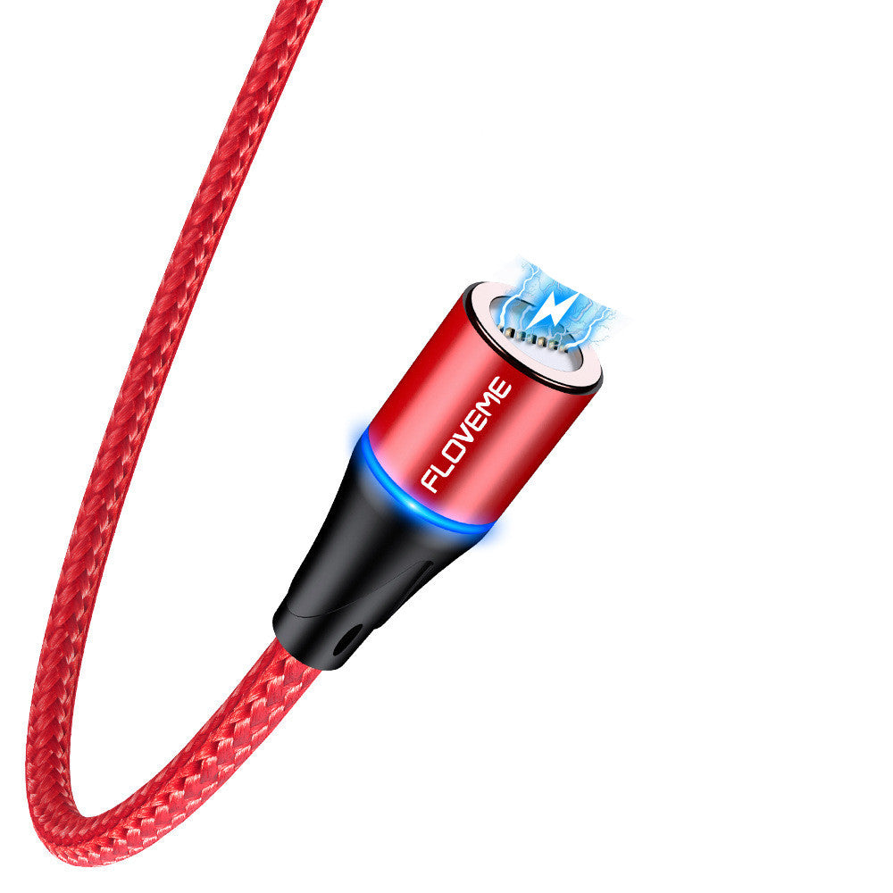 Magnetic Fast Charging Cable With LED Indicator For Multiple Devices