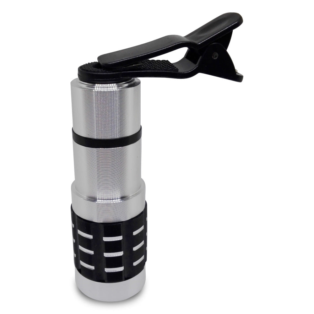 12X HD Mobile Telephoto Lens With Universal Clip For Outdoor Shooting