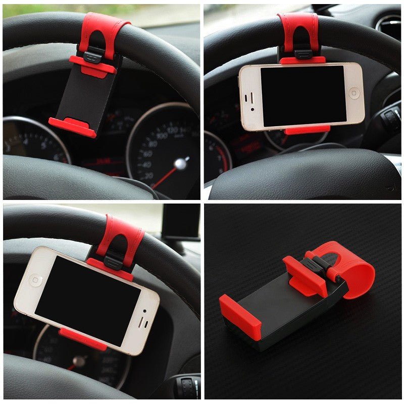 Universal Steering?Wheel Clip Phone Holder For Safe Hands?Free Driving