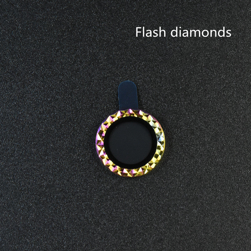Diamond?Coated Camera Lens Protector For iPhone With Aluminum Alloy Frame