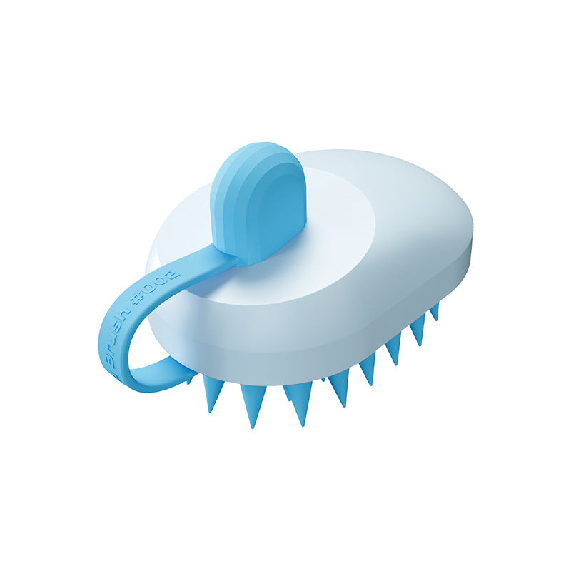 Soft Silicone Pet Hair Remover Comb For Bathing And Massage