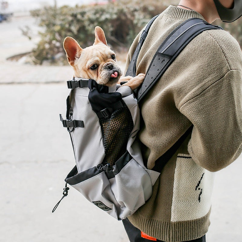 Double Shoulder Pet Carrier Backpack For Comfortable Travel - THEONE APPAREL