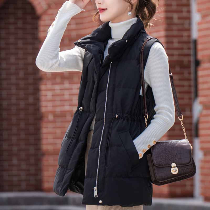 Lightweight Duck Down Short-Length Korean Style Warm Winter Vest